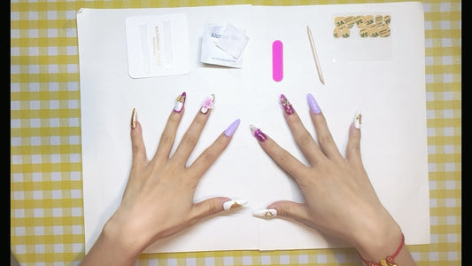 Stick-On Nails Application Guide